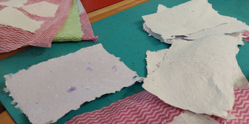 Papier schöpfen